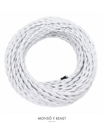 ROLLO 25M.TRENZADO 2X1 BLANCO
