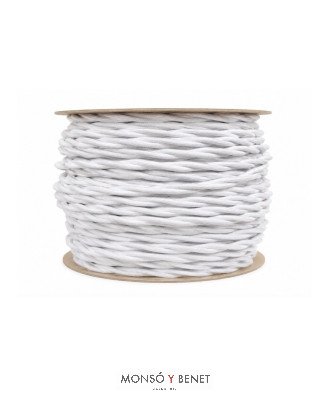 ROLLO 50M.TRENZADO 3X2.5 BLANCO