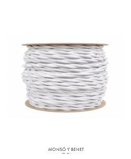ROLLO 50M.TRENZADO 3X2.5 BLANCO