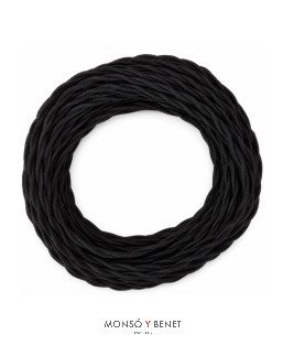 ROLLO 25M.TRENZADO 2X1 NEGROO