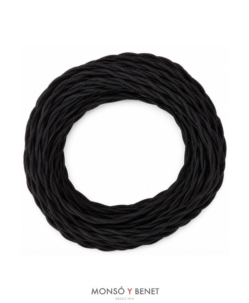ROLLO 25M.TRENZADO 3X1 NEGRO