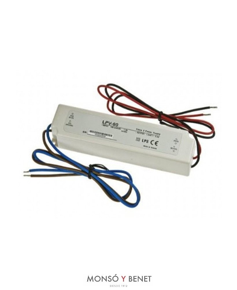 FUENTE DE TENSIÓN CONSTANTE LED 230V-24V./60W. C6024 IP67