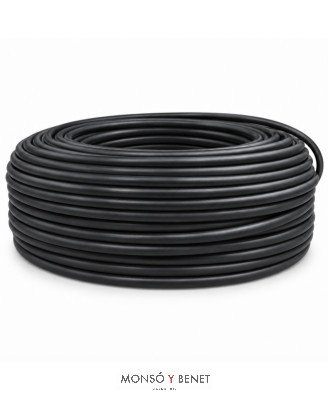 ROLLO 100M.MANGUERA 2X1 NEGRO