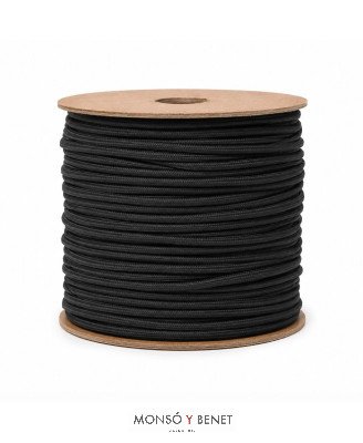ROLLO 100M.TEXTIL 2X1 NEGRO