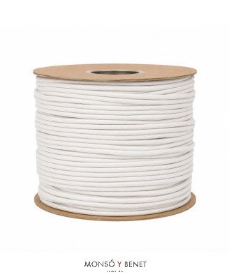 ROLLO 100M.TEXTIL 2X0.75 BLANCO 01