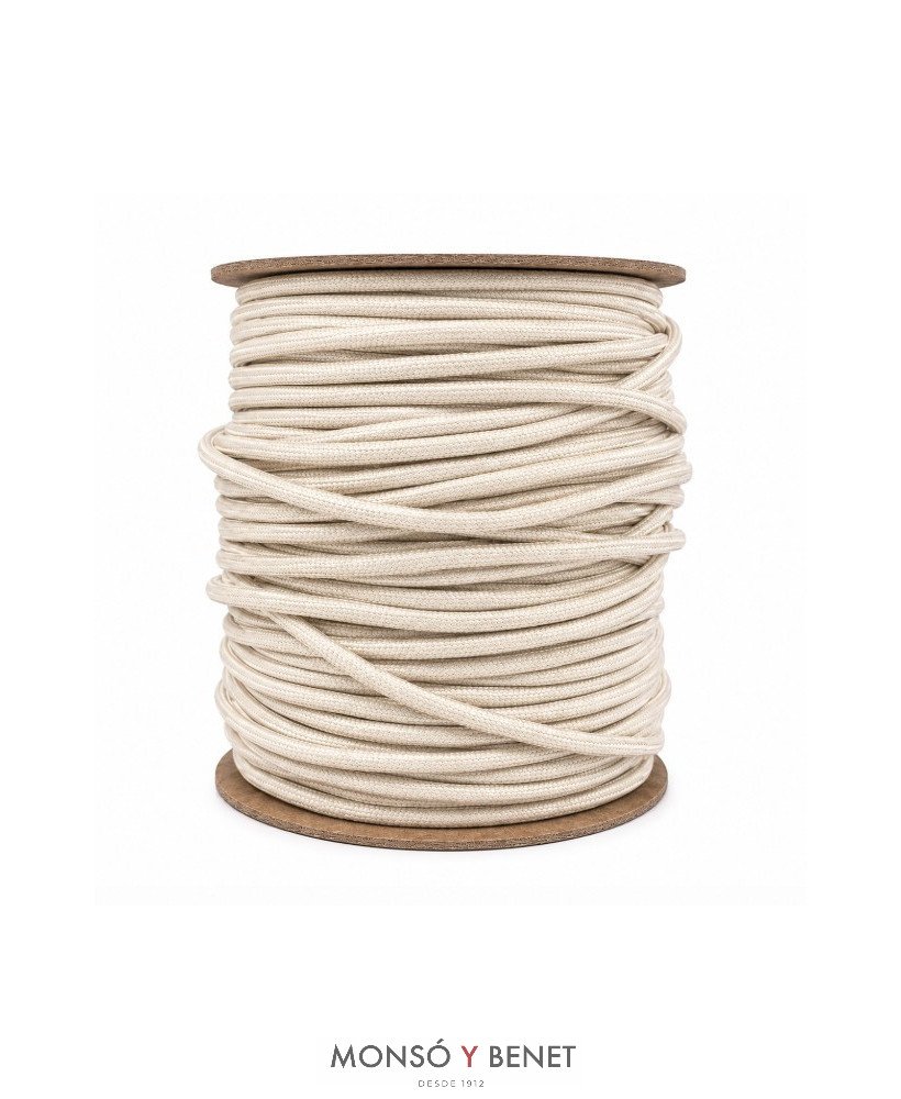ROLLO 100M.TEXTIL 2X0.75 ALGODON