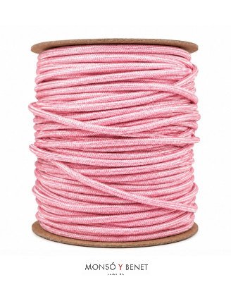 ROLLO 100M.TEXTIL 2X0.75 ROSA 56
