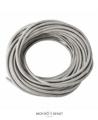 ROLLO 25M.TEXTIL 2X0.75 GRIS 63