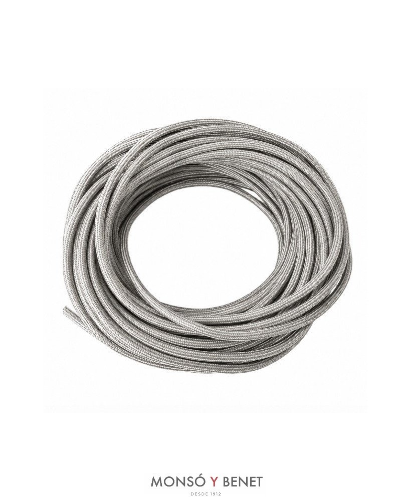 ROLLO 25M.TEXTIL 2X0.75 GRIS 63