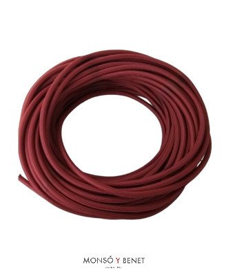 ROLLO 25M.TEXTIL 2X0.75 GRANATE 08