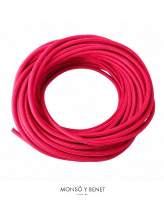 ROLLO 25M.TEXTIL 2X0.75 FOSFOFUCSIA